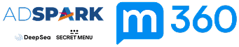 m360 and AdSpark (Brave Connective) Logo